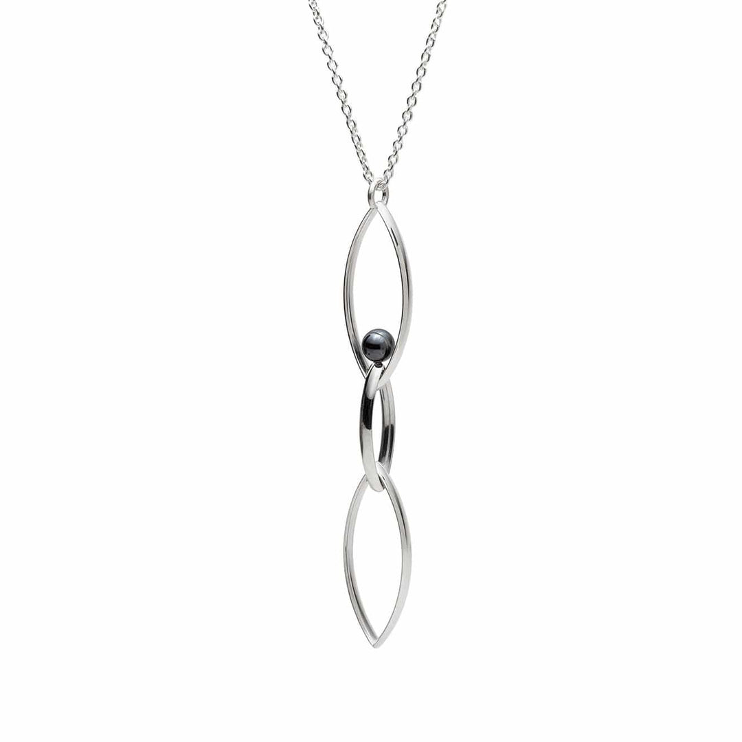 Lynn Légaré Joaillerie Pendentifs Collier Odile en argent sterling et hématite