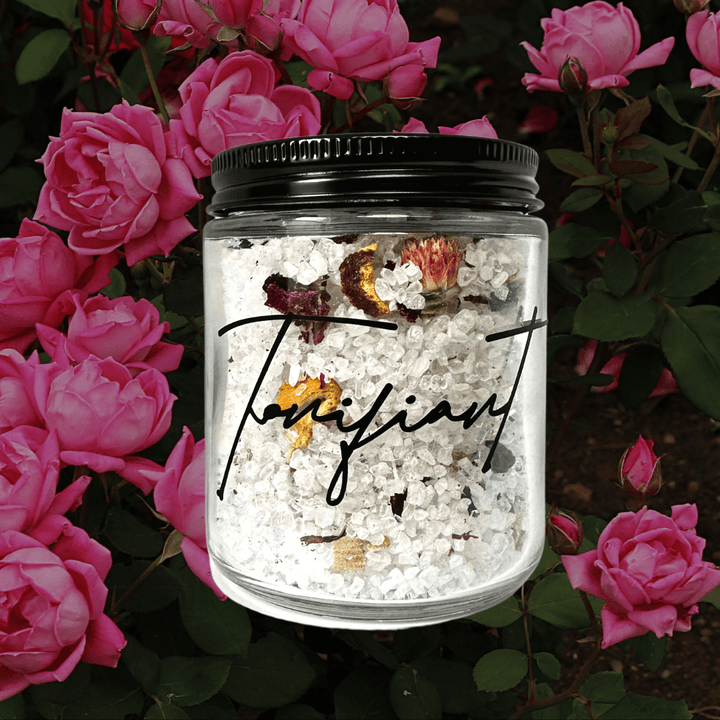 Mathieu Blanchard 8 oz Sel de bain de la Mer Morte & rose