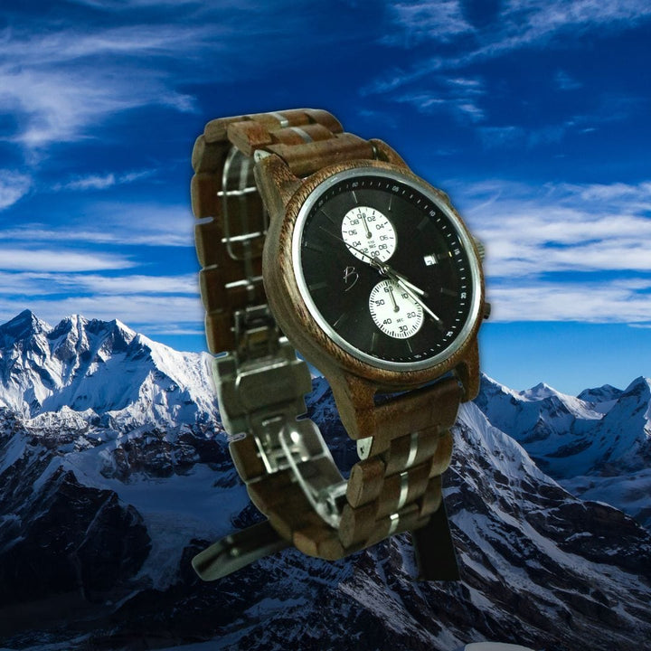 Mathieu Blanchard Montres Noyer Montre Arnold en bois de noyer