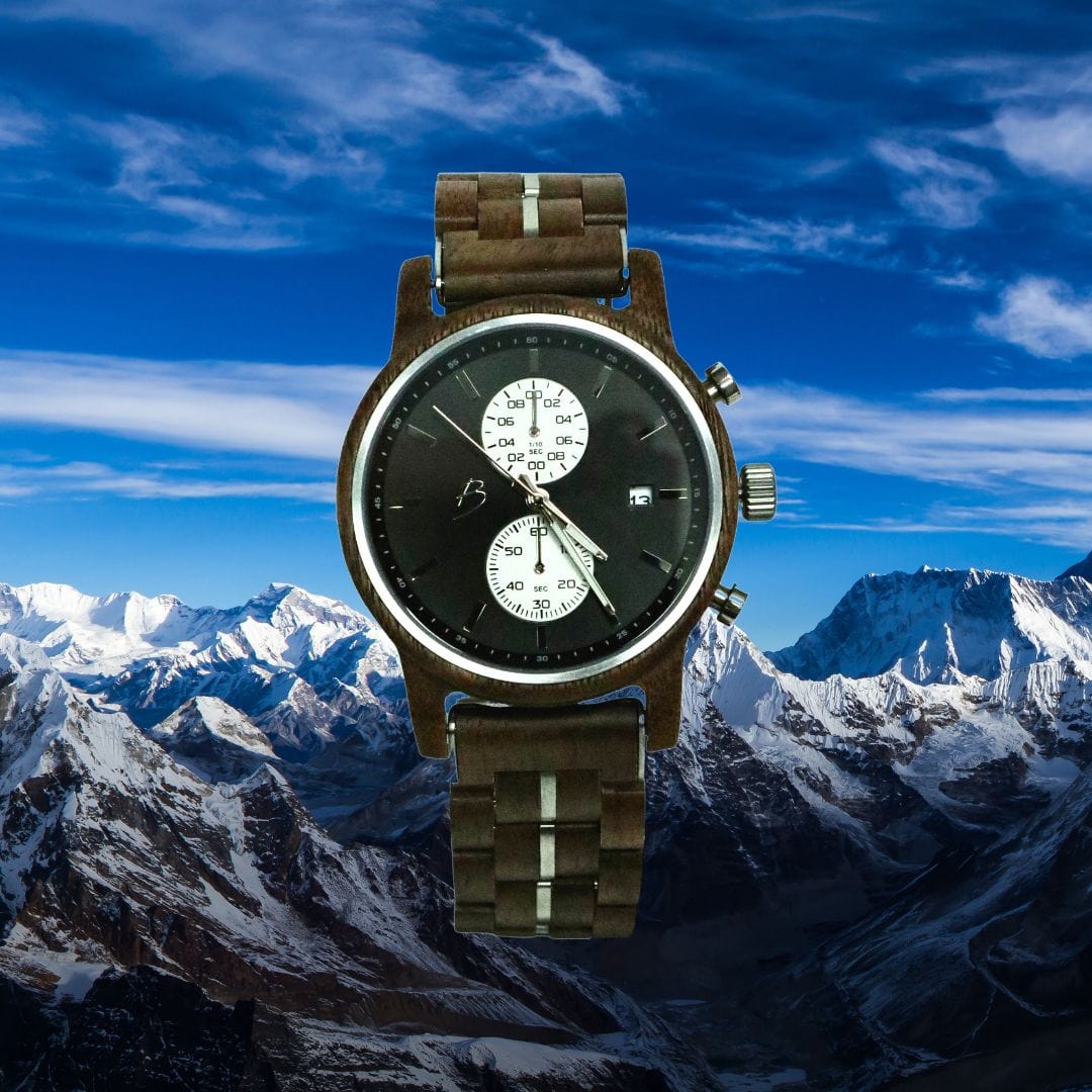 Mathieu Blanchard Montres Noyer Montre Arnold en bois de noyer