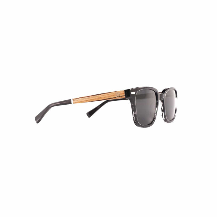 Roadtripmadewood Lunettes de soleil Lunette de soleil Escapade noire en bois