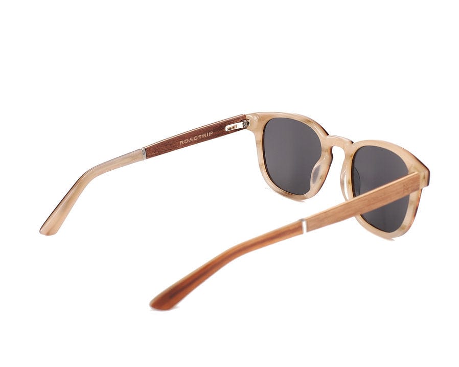 Roadtripmadewood Lunettes de soleil Lunette de soleil OASIS ambre en bois