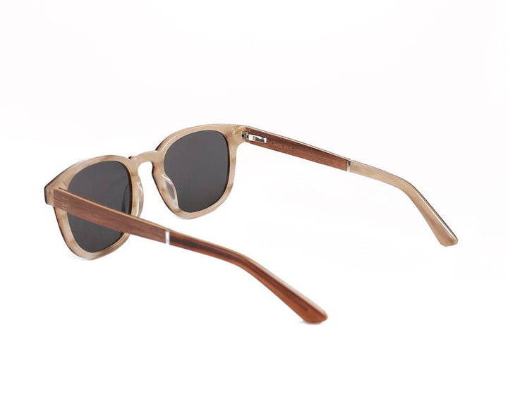 Roadtripmadewood Lunettes de soleil Lunette de soleil OASIS ambre en bois