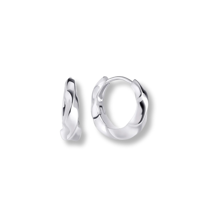 Aubery Stainless Steel Huggie Earrings