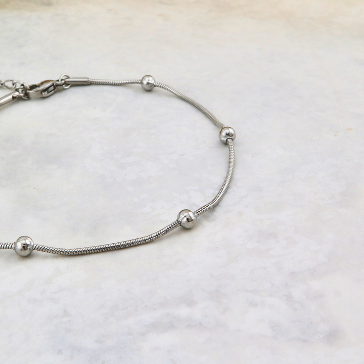 Bracelet de cheville Billes en acier