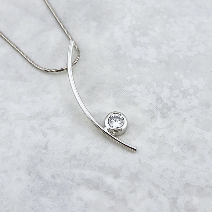 Linea Sterling Silver Necklace