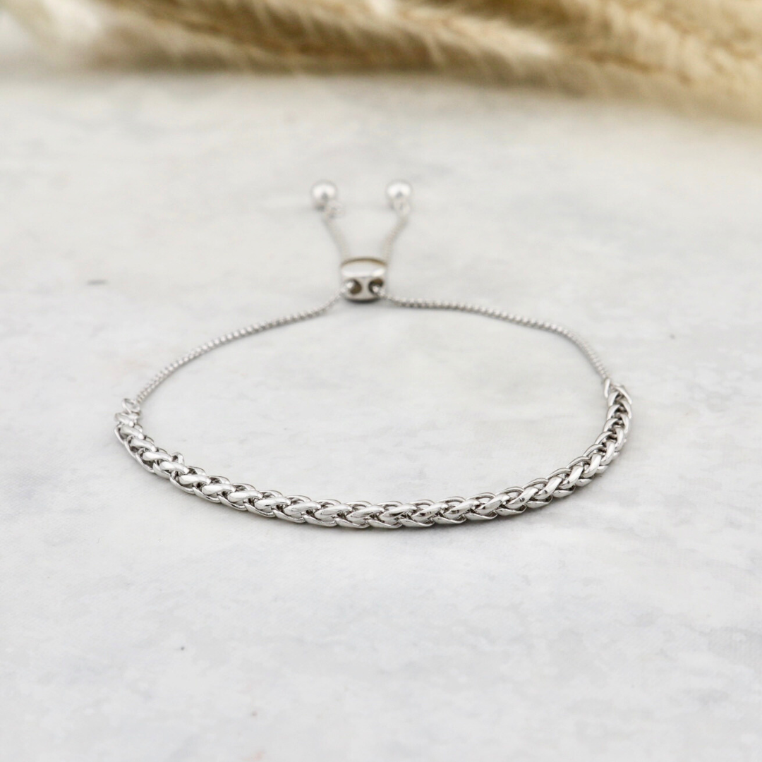 Bracelet Blé en argent sterling