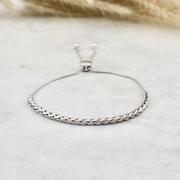 Wheat Sterling Silver Bracelet