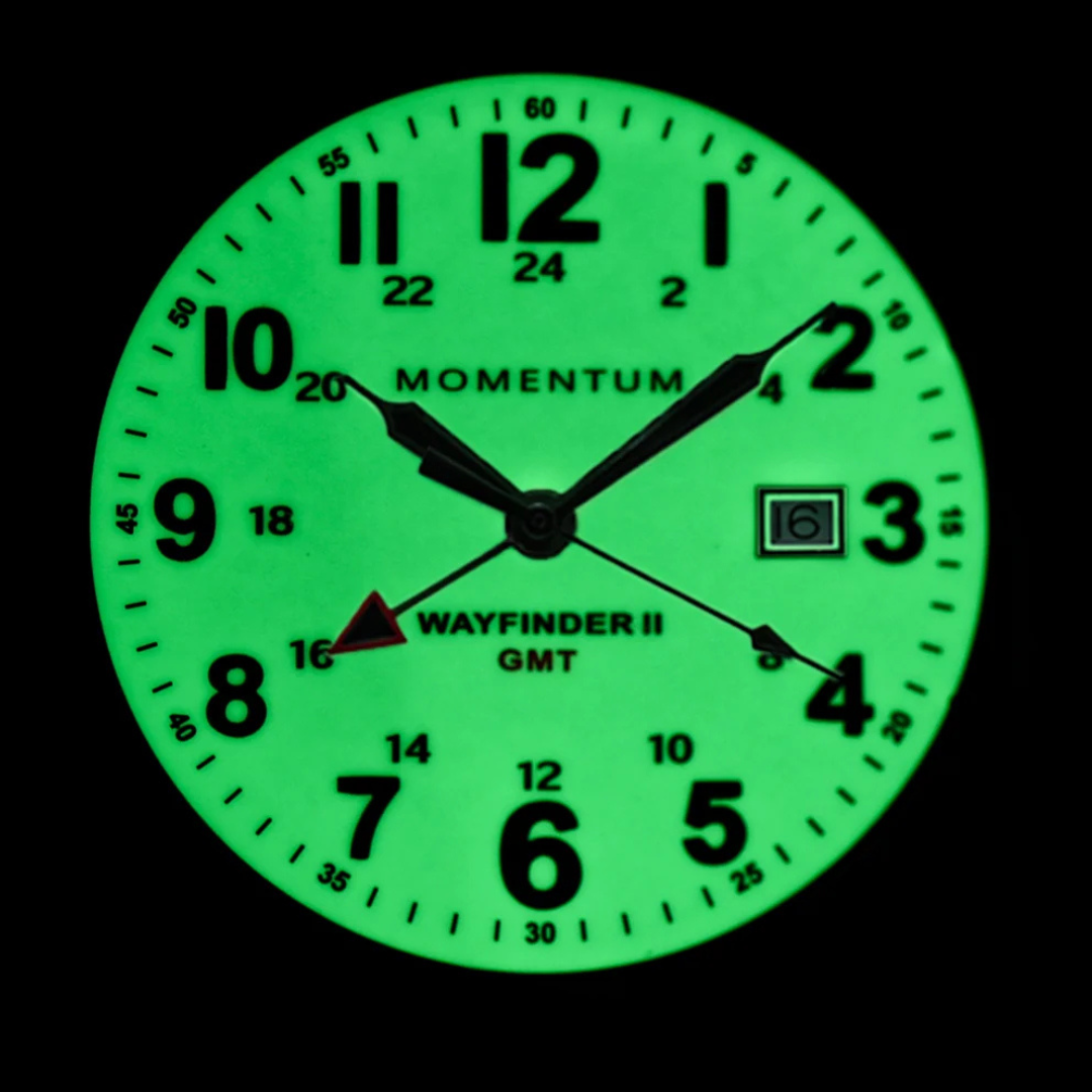 Montre Momentum Wayfinder II GMT- Blanc 40mm
