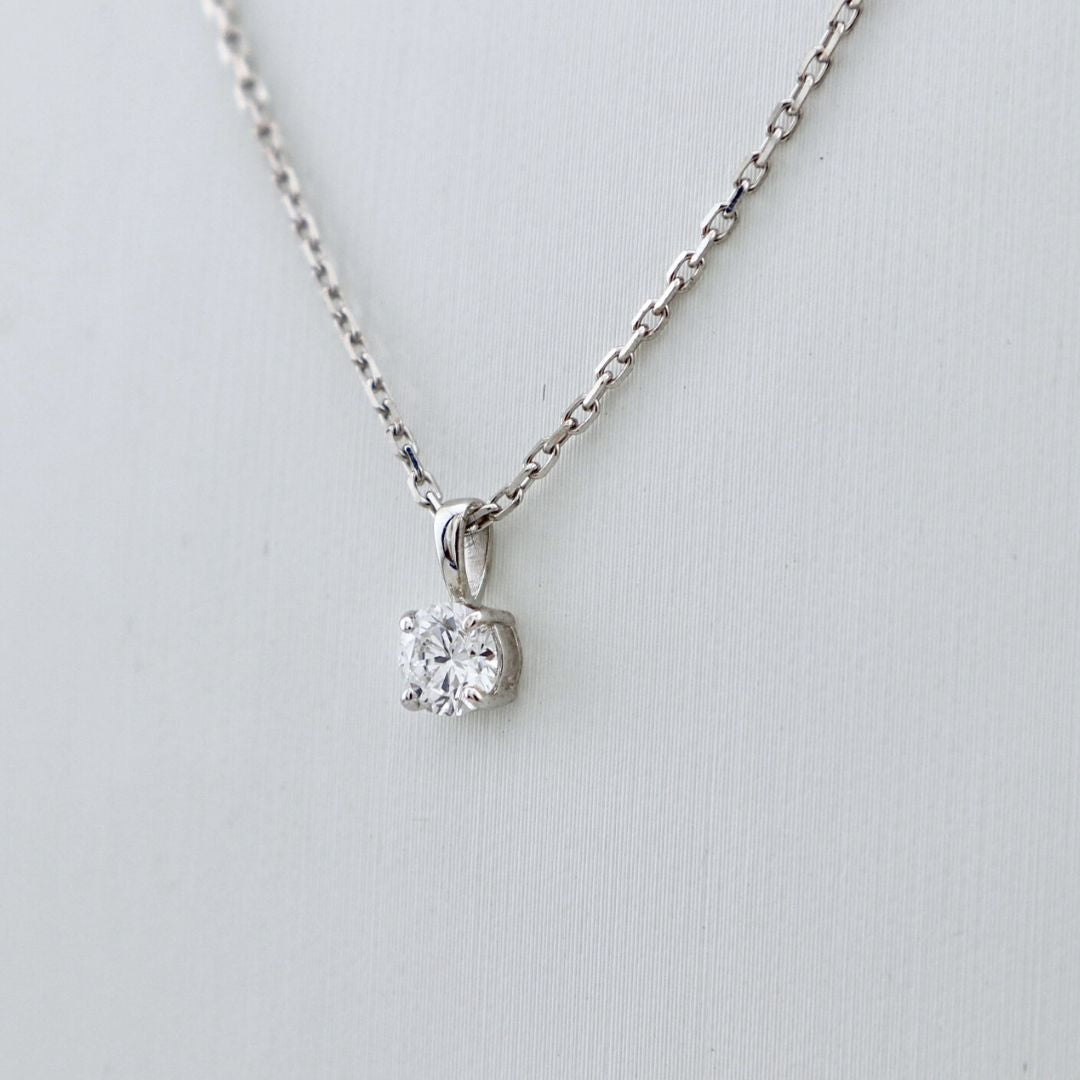 Collier Classique en or 14K - 18K et diamant