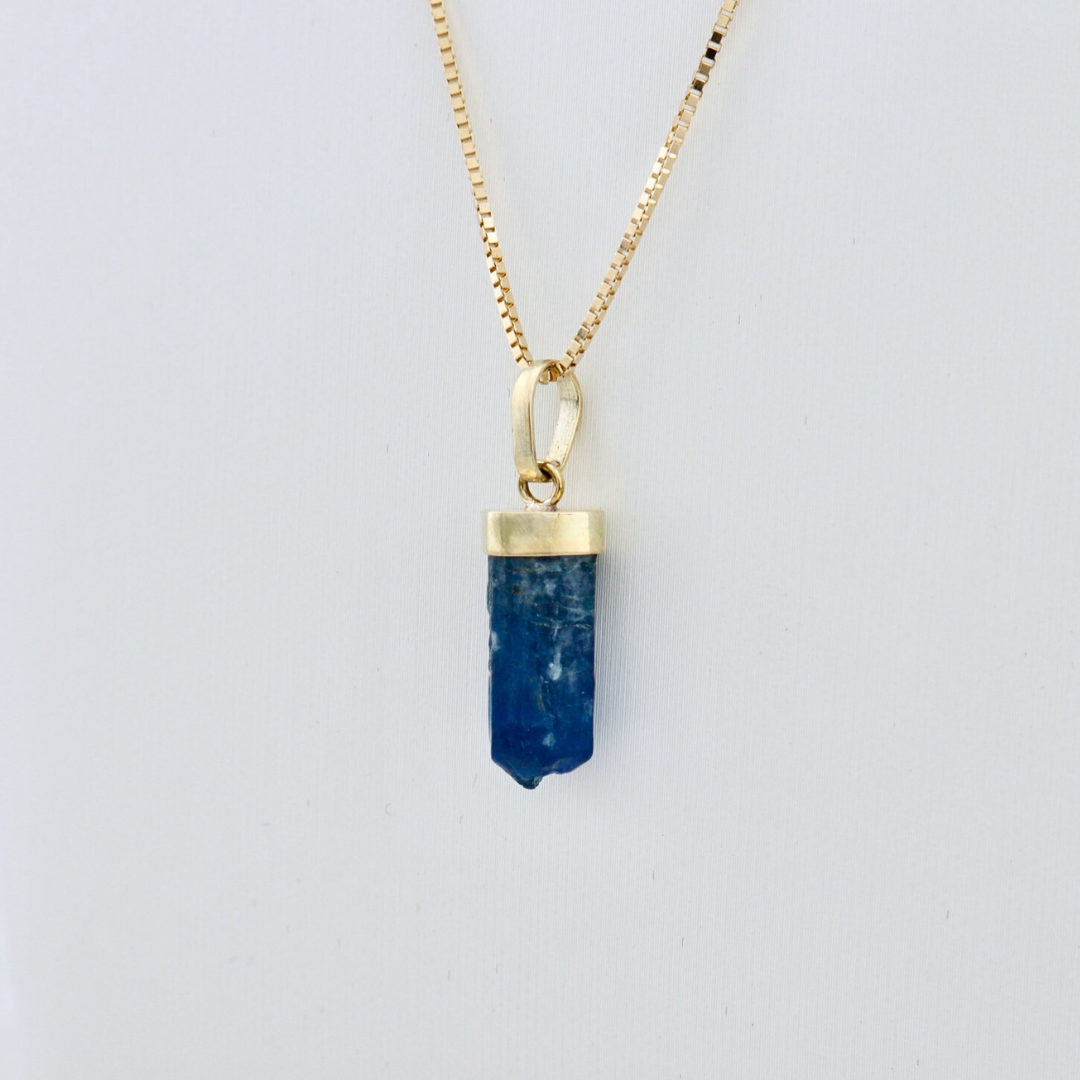 Apatite and 14K Gold Necklace