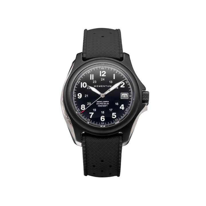 Solar Energy Watch 38mm Black Smokejumper Eclipse 