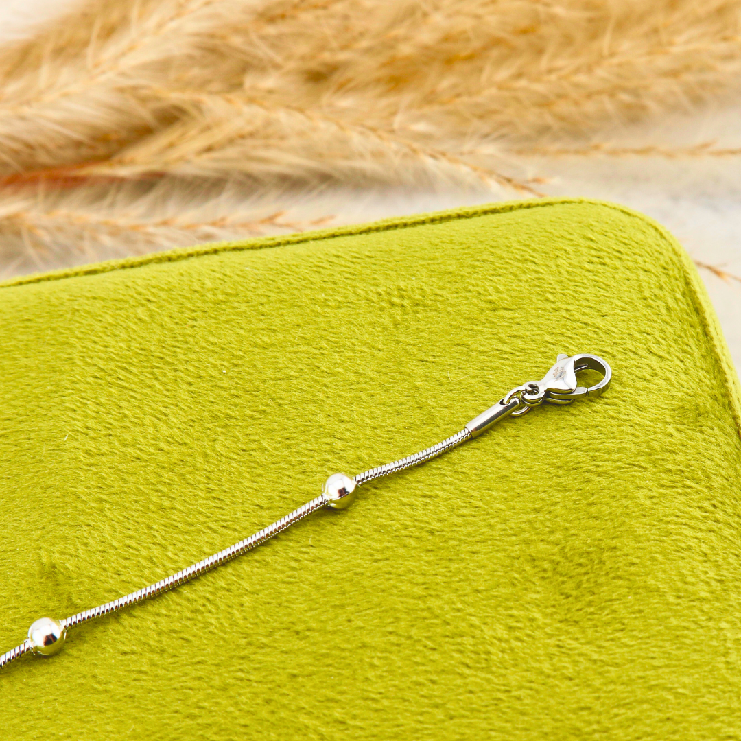 Bracelet de cheville Billes en acier