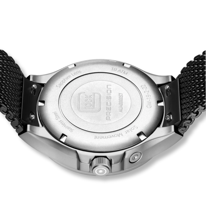 Montre GLOCK 42mm - Argent &amp; Noir GW19-2-22