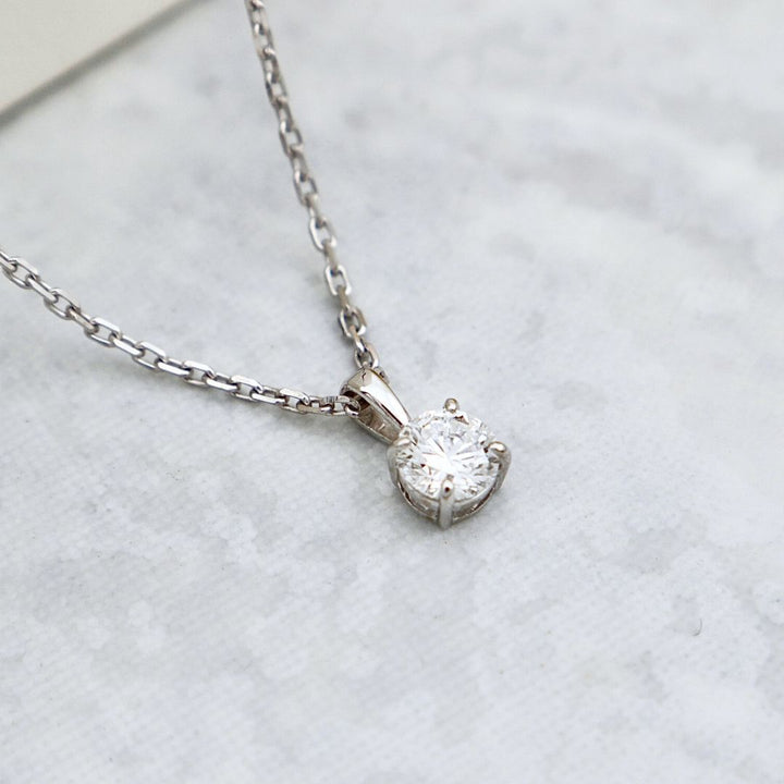 Collier Classique en or 14K et diamant