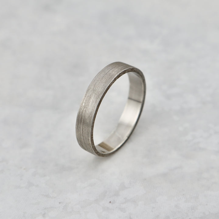 Bague jonc Le massif en argent sterling