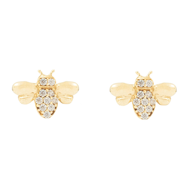 Bee 10K Gold Earrings