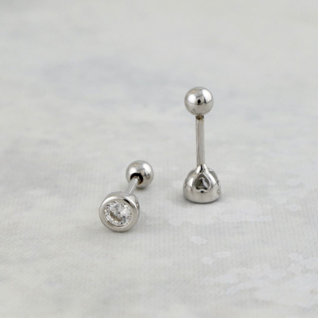 Boucles d'oreilles Classiques en argent sterling