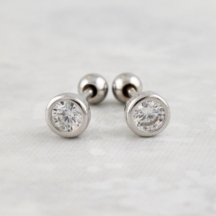 Boucles d'oreilles Classiques en argent sterling