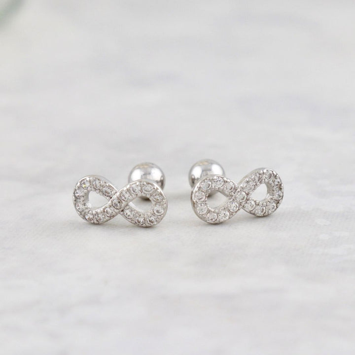 Infinity Sterling Silver Earrings