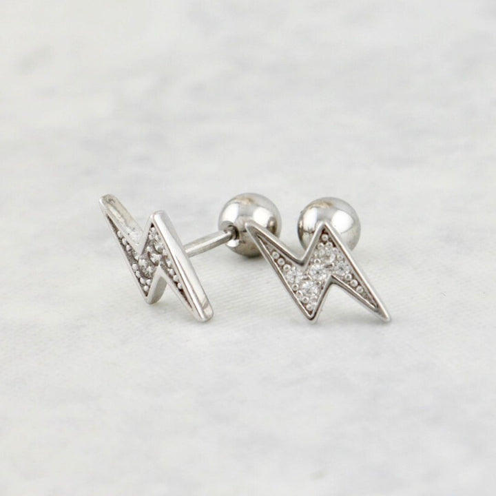 Boucles d'oreilles Orage en argent sterling