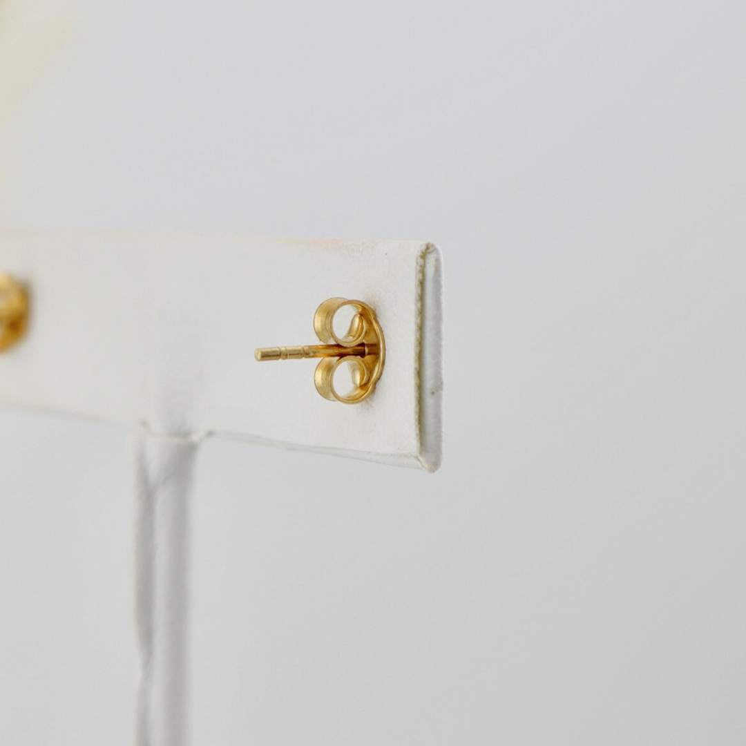 Honey Ray Earrings CZ on Yellow Gold, White or Pink 10k