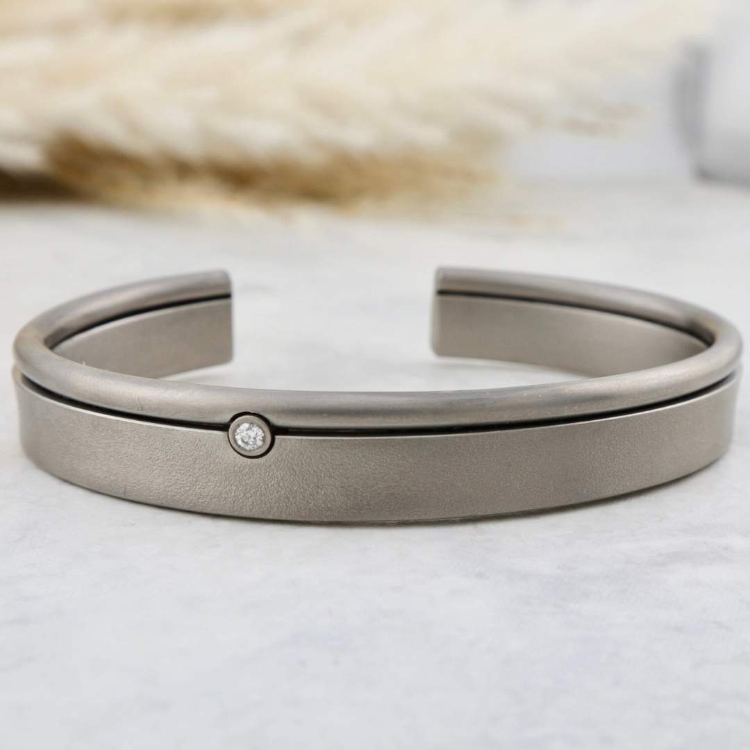 Horizon Titanium Cuff Bracelet