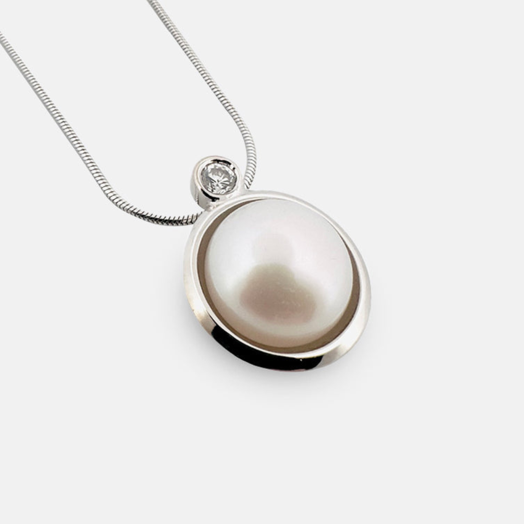 Juliana Sterling Silver and Pearl Necklace