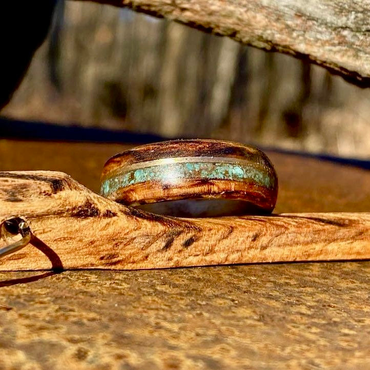 Bague en bois personnalisée