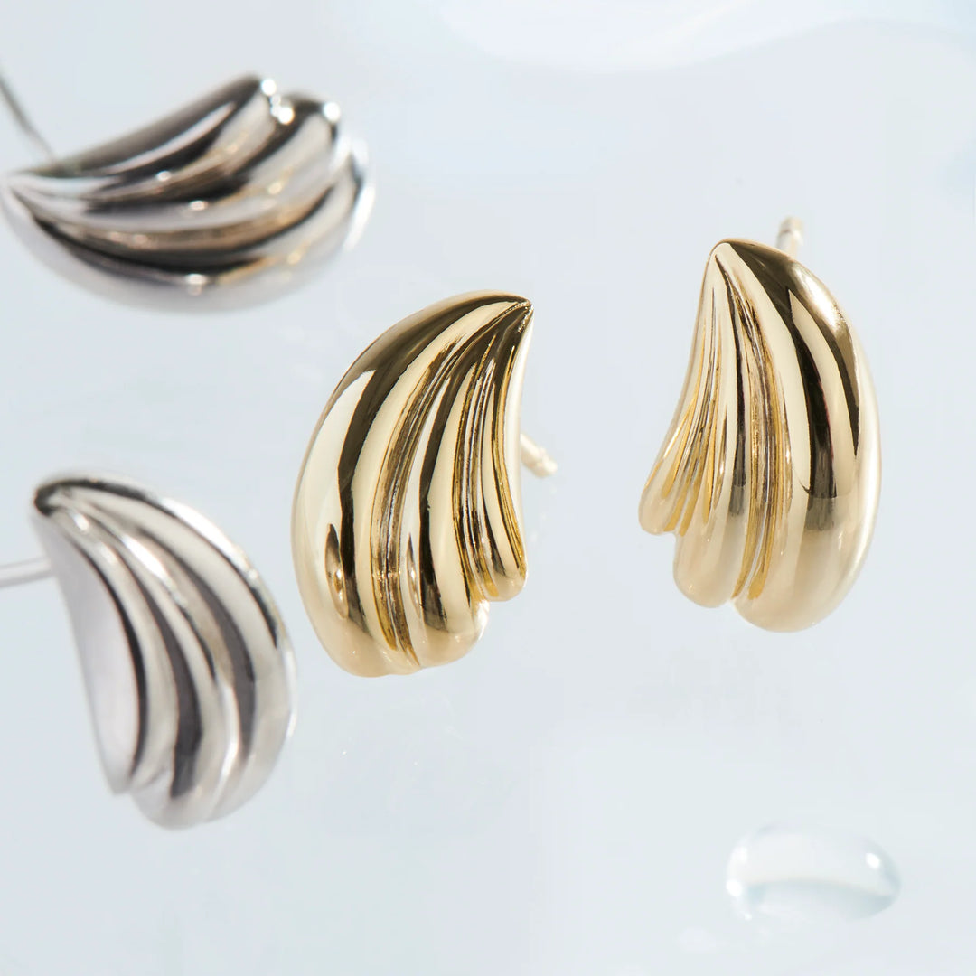 Leyla Stainless Steel Earrings