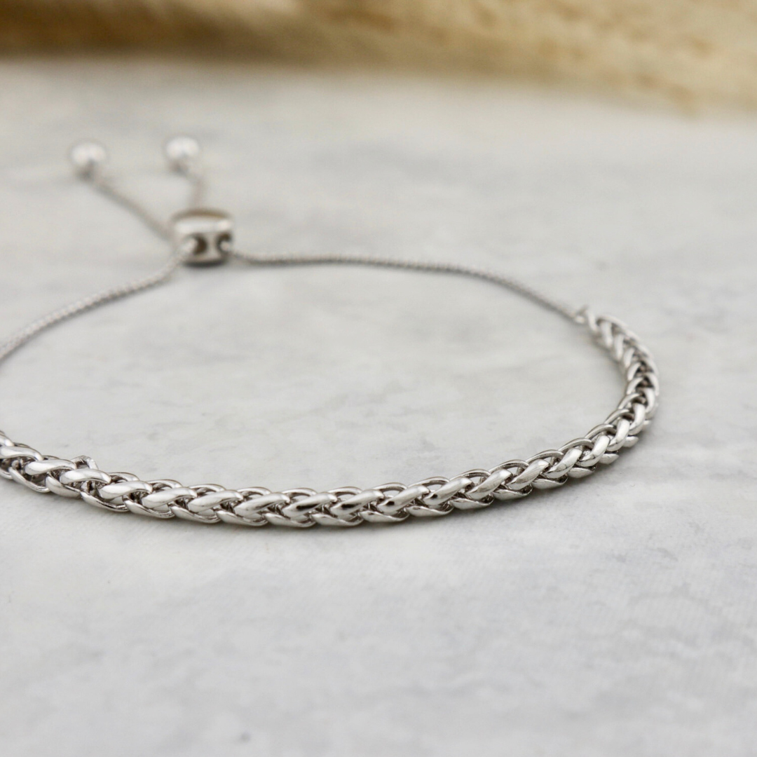 Bracelet Blé en argent sterling