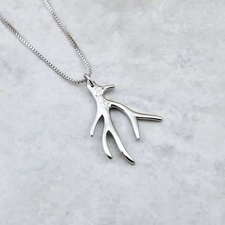 Collier Bois de cerf en argent sterling