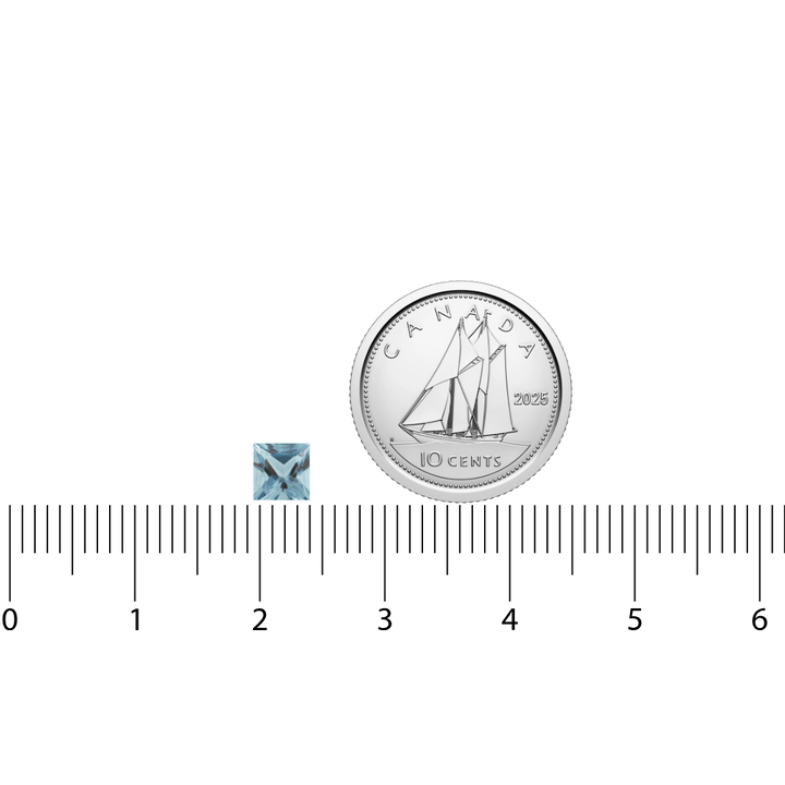 Aigue marine Naturel de Madagascar Taille Princesse 4.9x4.9 mm Mathieu Blanchard 4.9 x 4.9mm PAIM21526S Aigue marine Naturel de Madagascar Taille Princesse 4.9x4.9 mm Mathieu Blanchard Joaillerie