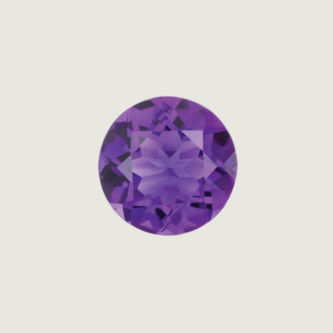 Mathieu Blanchard Améthyste Naturel Taille Brillant Rond 4 mm