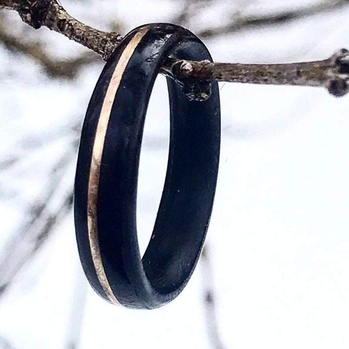 Bague en bois personnalisée