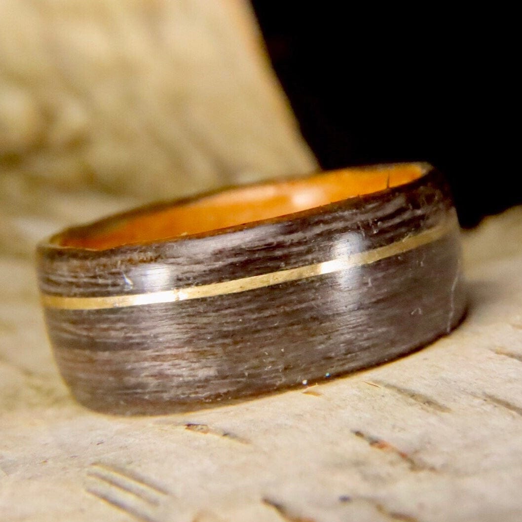 Bague en bois personnalisée