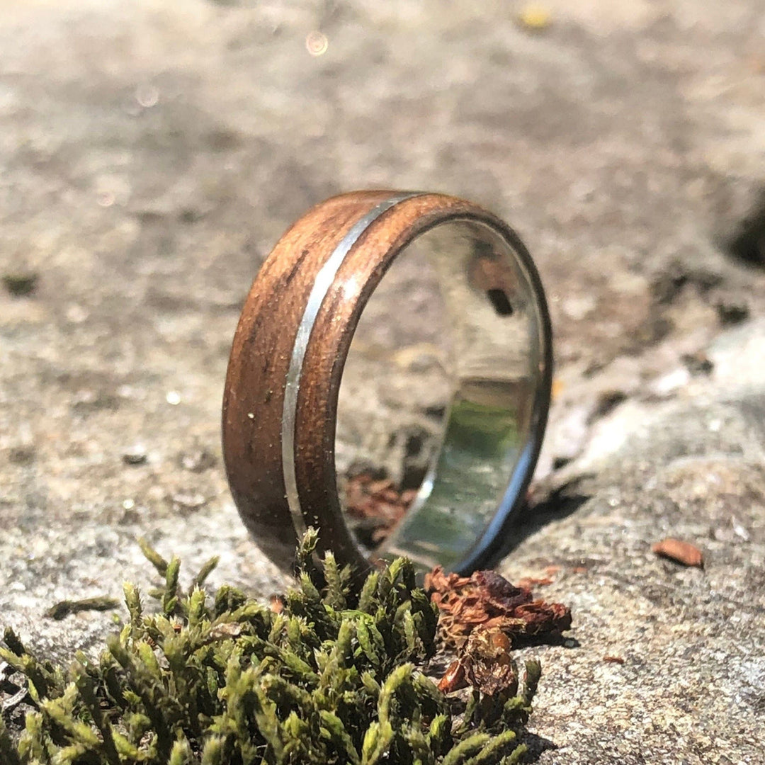 Bague en bois personnalisée