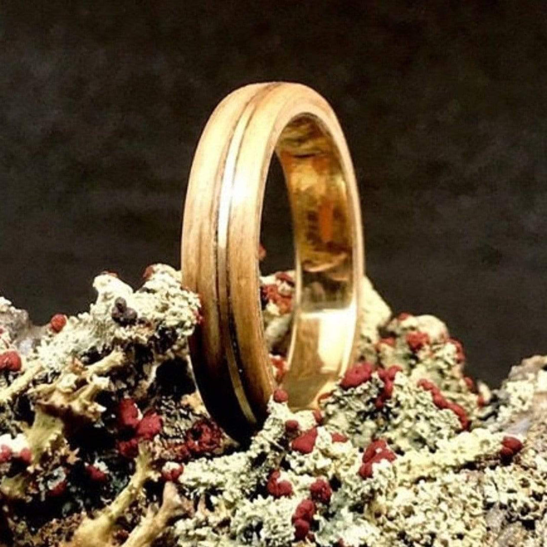 Bague en bois personnalisée