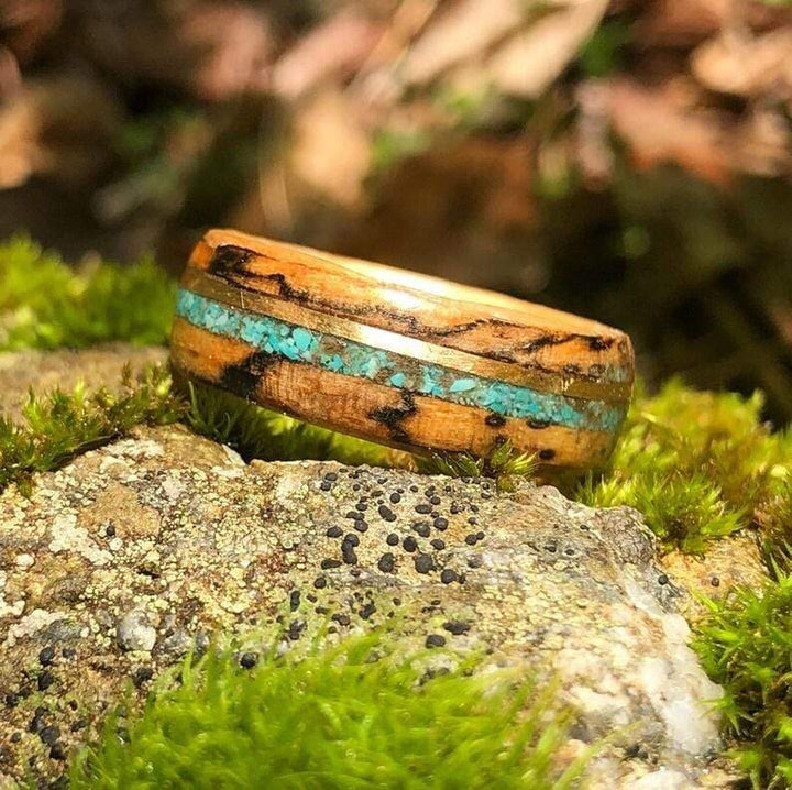 Bague en bois personnalisée