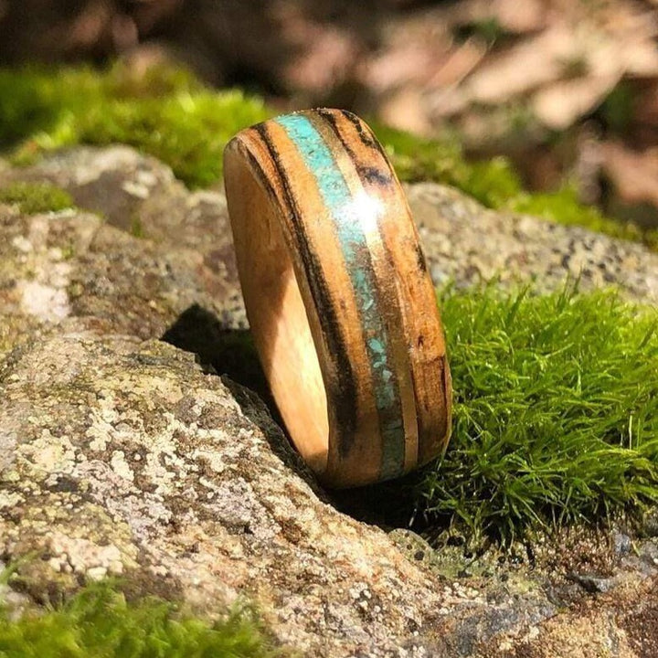 Bague en bois personnalisée