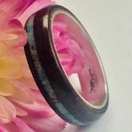 Bague en bois personnalisée