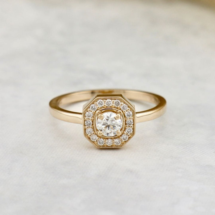Mathieu Blanchard Bagues Bague Art Deco en or 18K et diamants