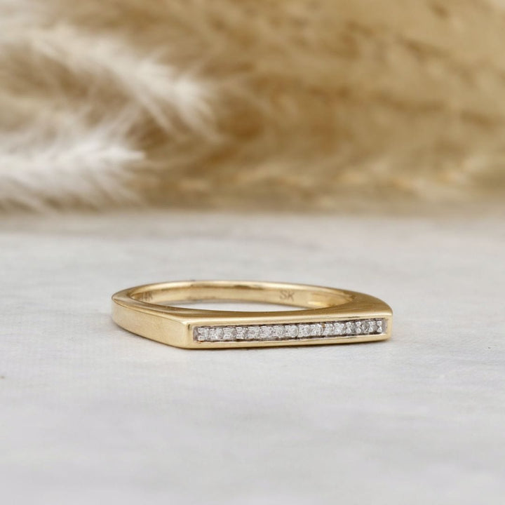 Mathieu Blanchard Bagues Bague Barre de Diamants