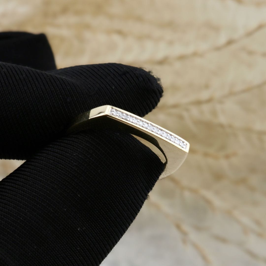Mathieu Blanchard Bagues Bague Barre de Diamants