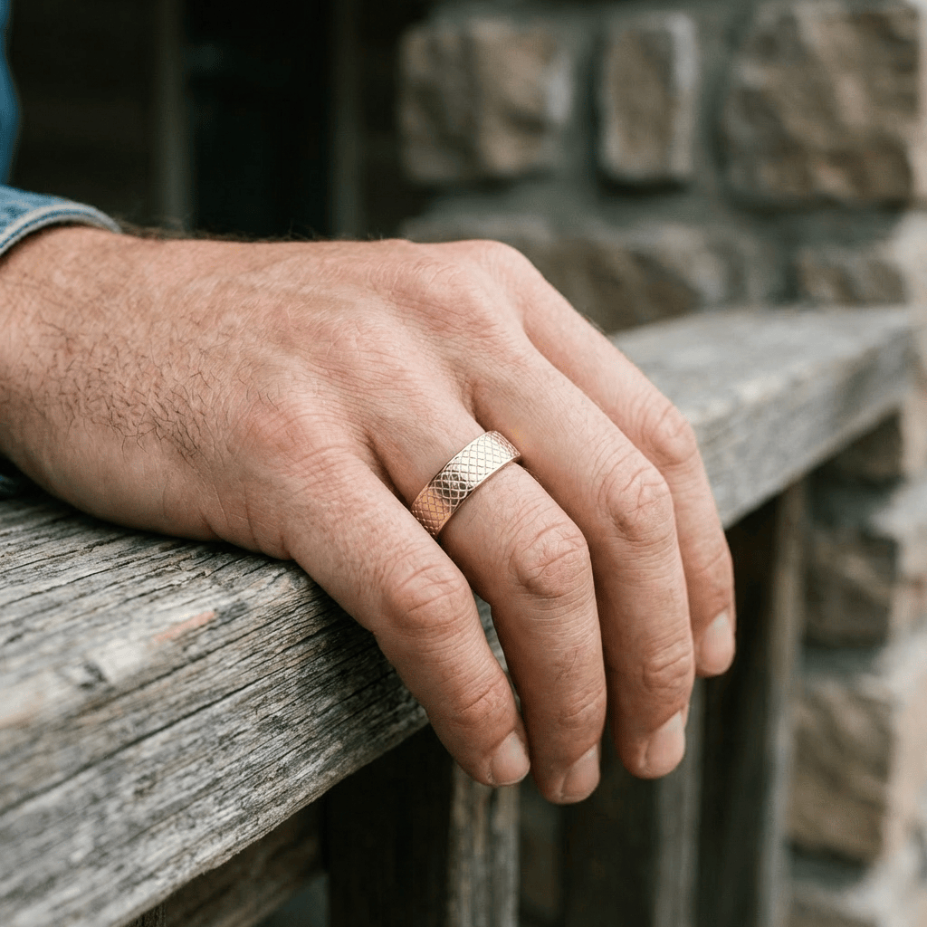Bague Boreas Mathieu Blanchard Bagues Jonc 6mm en or 10K ou argent sterling unisexe | Mathieu Blanchard Joaillerie Mathieu Blanchard Joaillerie