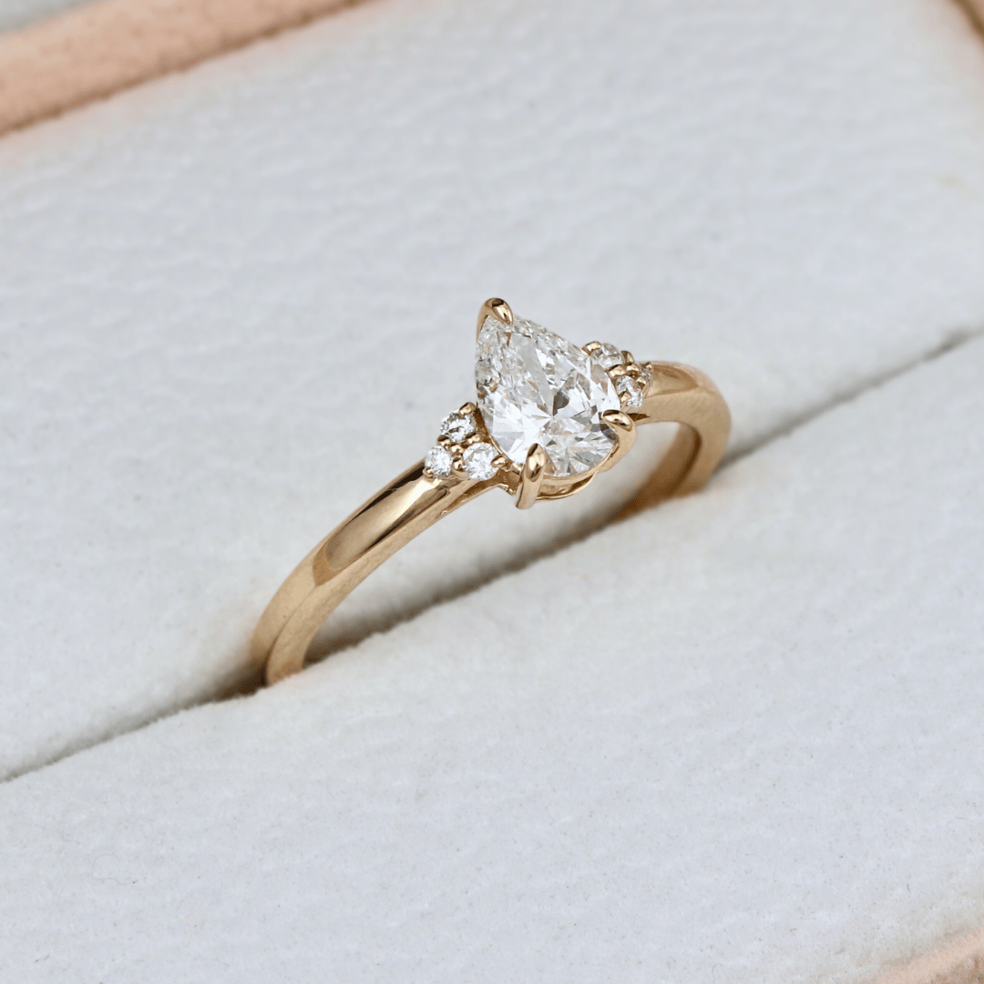 - Bagues Bague Cluster or 14K -18K ou platine et diamants