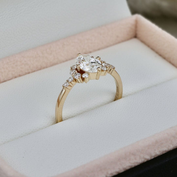 Bague Diamant Ovale Mathieu Blanchard Bagues Bague de fiançailles Diamant Oval 1ct | Mathieu Blanchard Mathieu Blanchard Joaillerie