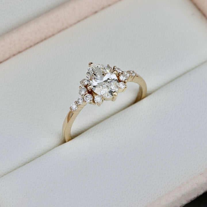 Bague Diamant Ovale Mathieu Blanchard Bagues Bague de fiançailles Diamant Oval 1ct | Mathieu Blanchard Mathieu Blanchard Joaillerie