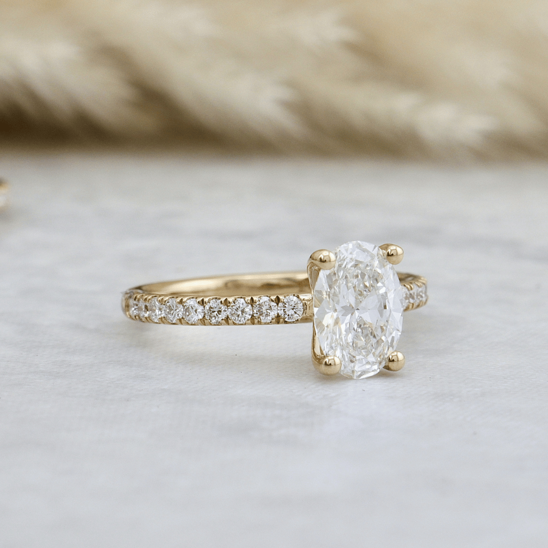 Bague Éclat Diamant Oval Mathieu Blanchard Bagues Bague de fiançailles oval diamant de laboratoire | Mathieu Blanchard Mathieu Blanchard Joaillerie