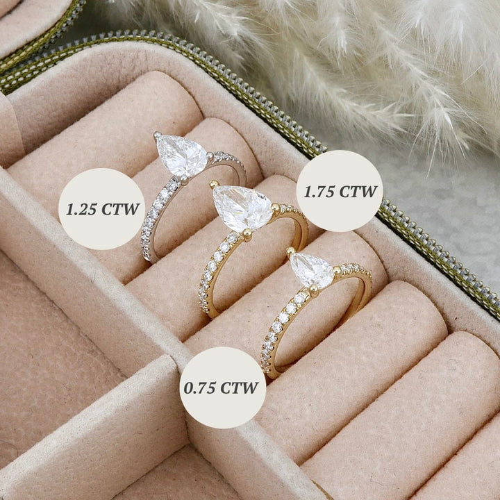 Mathieu Blanchard Bagues Bague Éclat Diamant Poire